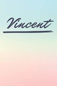 Vincent: Personalized Vincent Journal / Birthday Gift / Greeting Card / Diary Name Gift Alternative