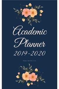 Academic Planner 2019-2020 weekly monthly 5 x 8