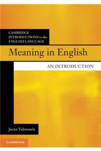 Meaning in English