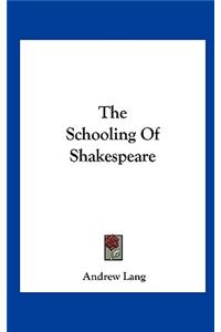 The Schooling of Shakespeare