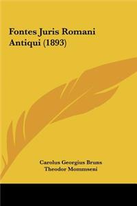 Fontes Juris Romani Antiqui (1893)