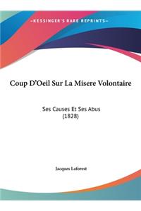 Coup D'Oeil Sur La Misere Volontaire