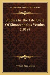 Studies In The Life Cycle Of Simocephalus Vetulus (1919)