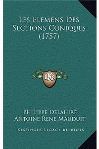 Les Elemens Des Sections Coniques (1757)