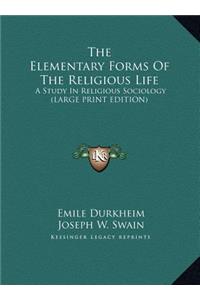 Elementary Forms Of The Religious Life