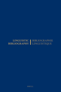 Linguistic Bibliography for the Year 1999 / Bibliographie Linguistique de l'Année 1999