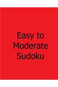 Easy to Moderate Sudoku