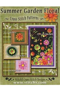 Summer Garden Floral Cross Stitch Patterns
