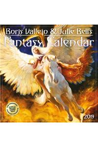 2019 Boris Vallejo & Julie Bells Fantasy Wall Calendar