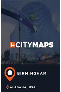 City Maps Birmingham Alabama, USA