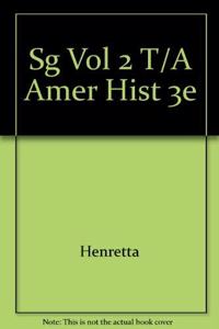 Sg Vol 2 T/A Amer Hist 3e