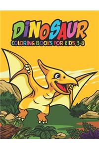 Dinosaur Coloring Books for Kids 3-8