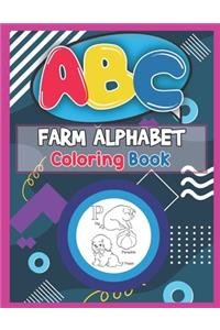 ABC Farm Alphabet Coloring Book