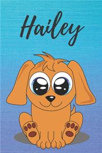 Hailey dog coloring book / notebook / journal / diary