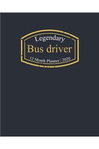 Legendary Bus driver, 12 Month Planner 2020