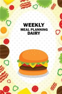 Weekly Meal Planning Dairy