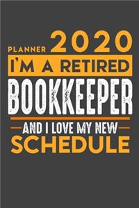 Planner 2020 for retired BOOKKEEPER