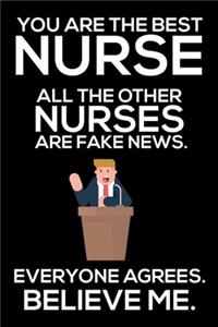 You Are The Best Nurse All The Other Nurses Are Fake News. Everyone Agrees. Believe Me.