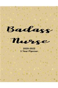 Badass Nurse 2020-2022 3 Year Planner