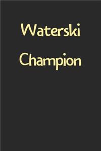 Waterski Champion