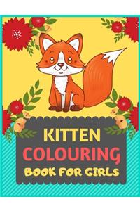 Kitten Colouring Book For Girls