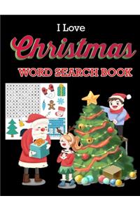 I Love Christmas Word Search Book