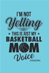 Cool Basketball Mother Notebook