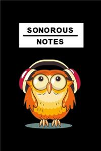 Notizbuch Sonorous Notes