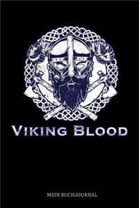 Viking Blood Mein Buchjournal: Vikinger Berserker Krieger Valhala Buchjournal: 6x9 A5 Bulletjournal Lese Bewertung Oder Bücher Tagebuch Für Buch-Liebhaber Kinder, Männer Und Fraue