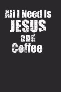 Coffee Loving Christian Funny Notebook 120 Page Journal