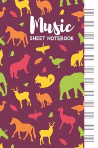 Music Sheet Notebook