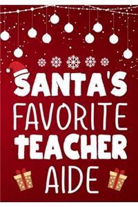 Santa's Favorite Teacher Aide