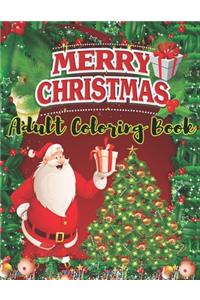 Merry Christmas Adult Coloring Book