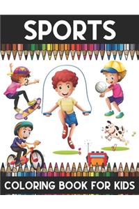 Sports Coloring Book For Kids