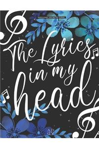 Professional Songwriting Journal The Lyrics in My Head