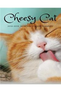 Cheesy Cat 2018-2019 Monthly Pocket Planner