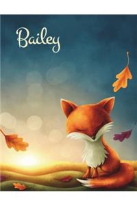 Bailey: Personalized with Name, Journal, Notebook, Diary, 365 Lined Pages, Birthday, Christmas, Friendship Gifts for Women, Teens, Girls, Best Friend, Mom, Sister, Daughter, Grandma, Co-Worker, Book Size 8 1/2 X 11