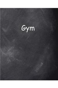 School Composition Book Gym Chalkboard Style 200 Pages