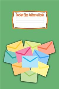 Pocket Size Address Book: Contact Addresses, Phone Numbers, Emails, Birthdates and More