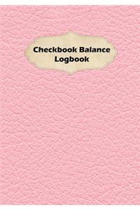 Checkbook Balance Logbook
