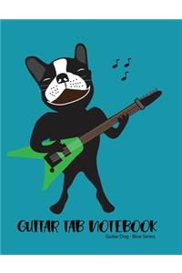 Guitar Tab Notebook Guitar Dog Blue Series