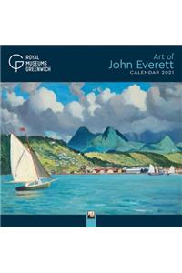 Royal Museums Greenwich - The Art of John Everett Wall Calendar 2021 (Art Calendar)