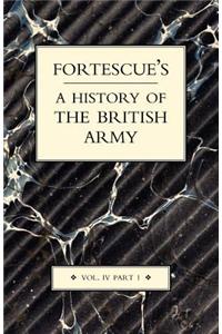 Fortescue's History of the British Army