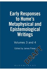 Early Responses to Hume's Metaphysical and Epistemological Writings