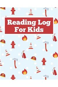 Reading Log For Kids