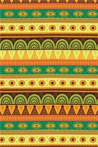 Bullet Journal Notebook Tribal Pattern 3