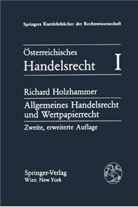 A-Sterreichisches Handelsrecht I