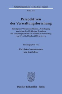 Perspektiven Der Verwaltungsforschung