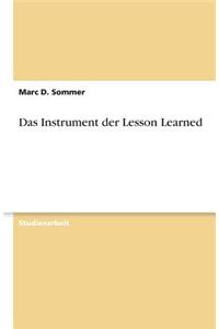 Das Instrument der Lesson Learned