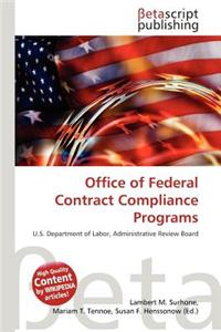 Office of Federal Contract Compliance Programs